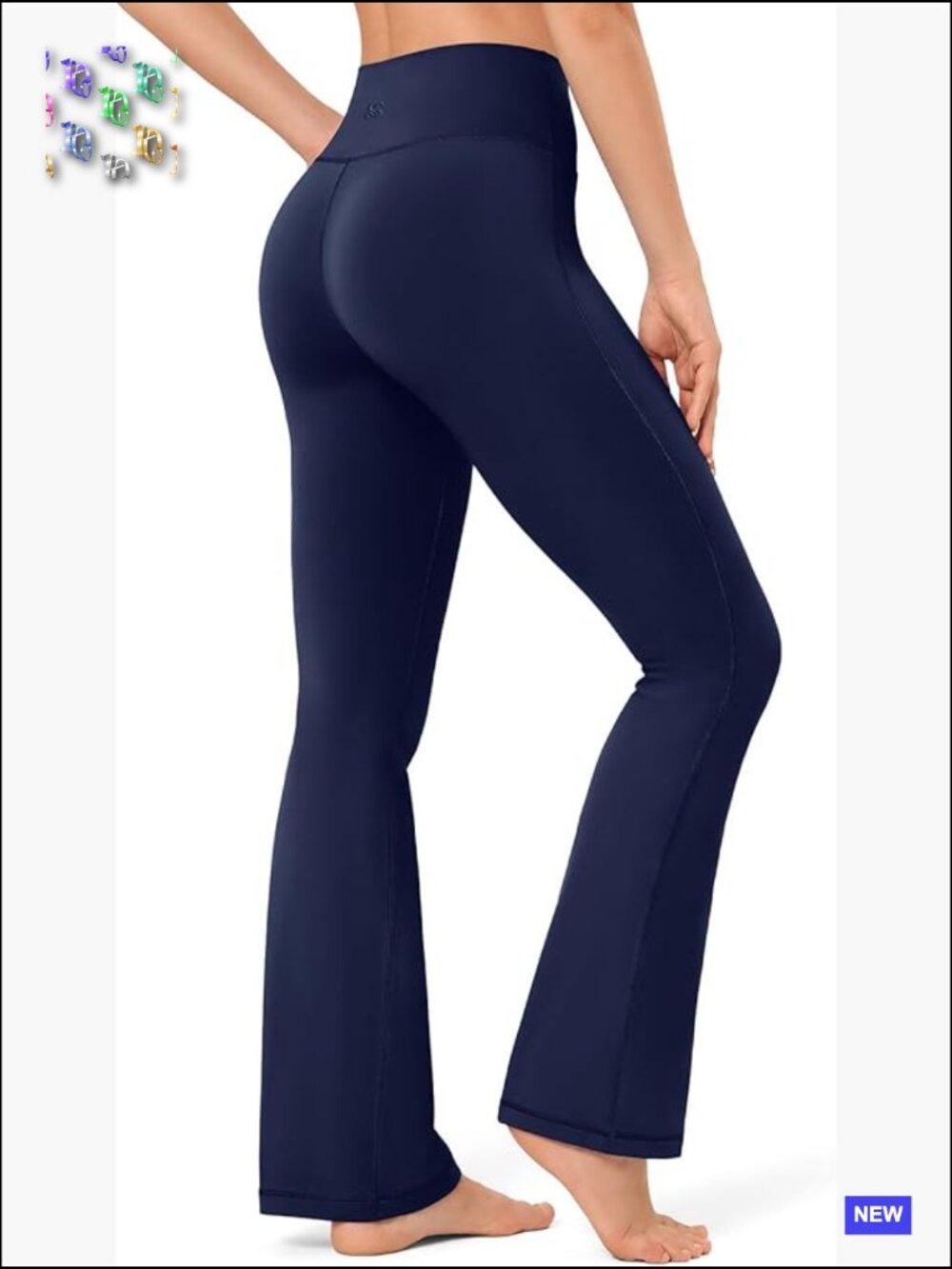 No Front Seam Flare Leggings High Waisted Bootcut Yoga Pants Pilates Athleisure